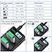 NP-BX1/M8 Battery 2-Pack and Dual Channel USB Charger Replacement Set SmilePowo for NP-BX1, Cyber-Shot DSC-RX100/100 II III IV V VII, DSC-RX100M II, DSC-RX1R, DSC-HX50V, DSC-HX300, DSC-HX400
