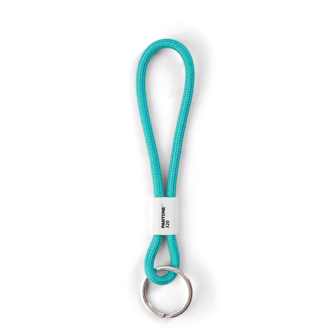 Copenhagen Design Key Chain, Nylon, Turquoise, Small