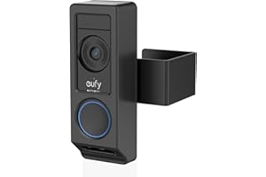 Anti-Theft Video Doorbell Mount for Eufy E340 Camera, No-Drill Adjustable Mounting Bracket Holder Accessories for Eufy Doorbe