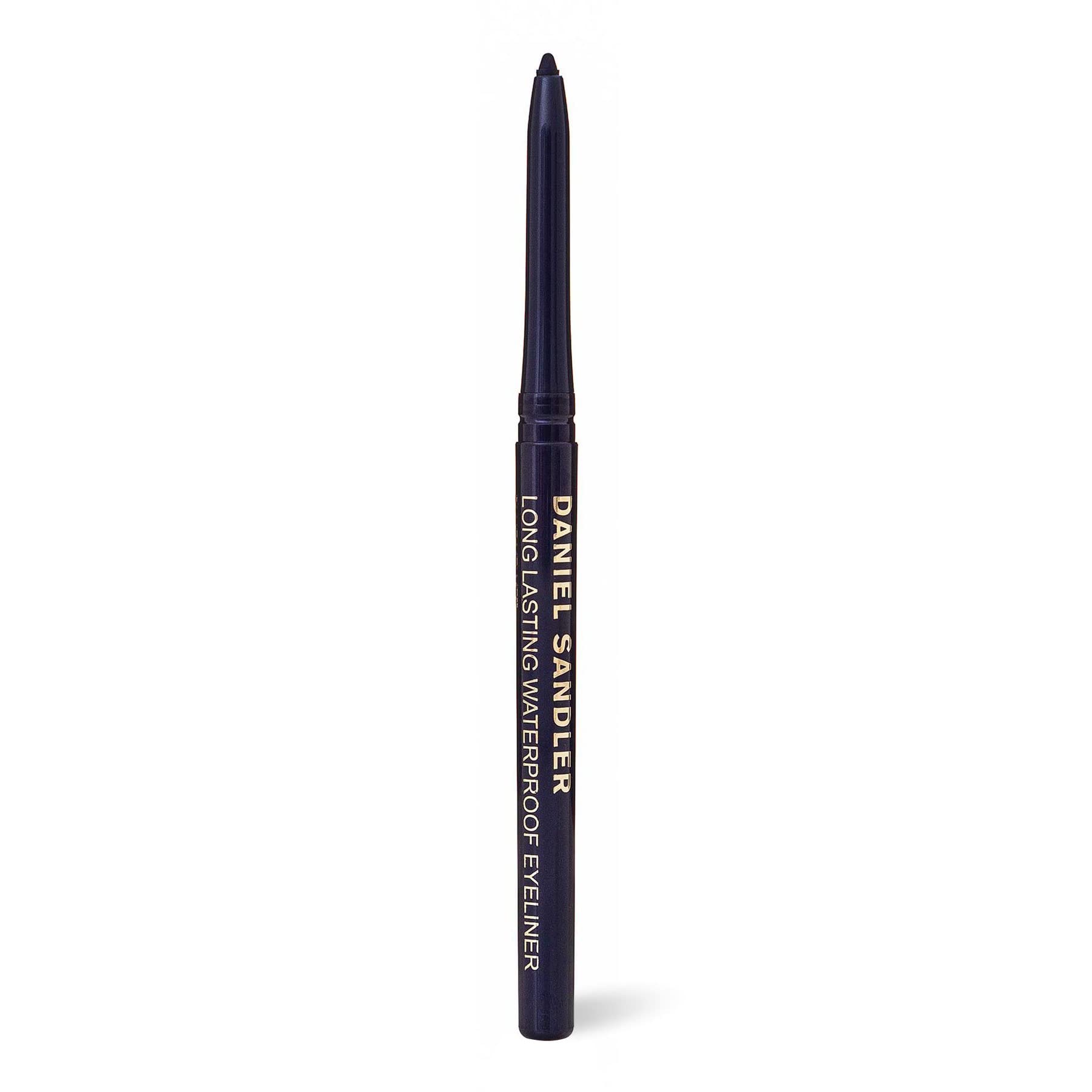 Daniel Sandler WATERPROOF VELVET EYELINER, BLUE - Long-Wearing Twist-Up Pencil with Vitamin C & E - Buildable Rich Colour, Smudge Proof Eyeliner That Lasts All-Day
