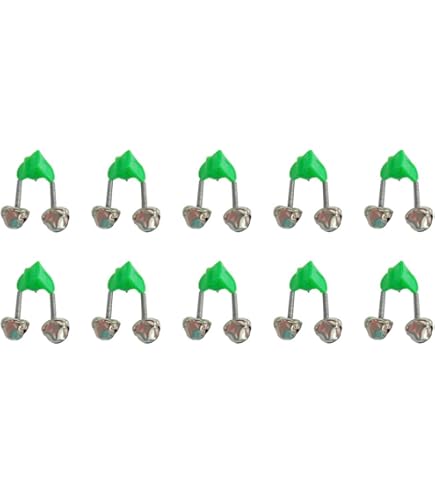 ZYYC 20 Pcs Plastic Fishing Rod Alarm Bell, Fishing Bells, Fishing Rod Bells,Plastic Fishing Bell Clips,Fishing Bells, Bells Fishing, Fishing Bells for Rods Clip, for All Kinds of Sea Rod : Sports