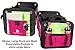 TRUNKCRATEPRO Pink Car Accessories For Women, Trunk Organizer For Car, Suv, Jeep Premium Adjustable Multi Compartments Collapsible (Large Capacity)