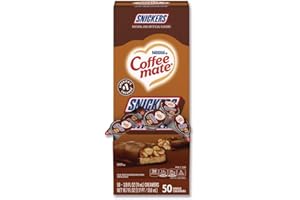 Nestle Coffee Mate Liquid Coffee Creamer, Snickers Coffee Creamer Singles, 50 Ct