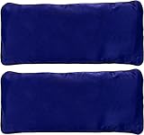2 Pack Yoga Eye Pillow - Lavender and Flax Seed Aromatherapy Eye Mask for Meditation and Stress Relief by LISH (Blue)