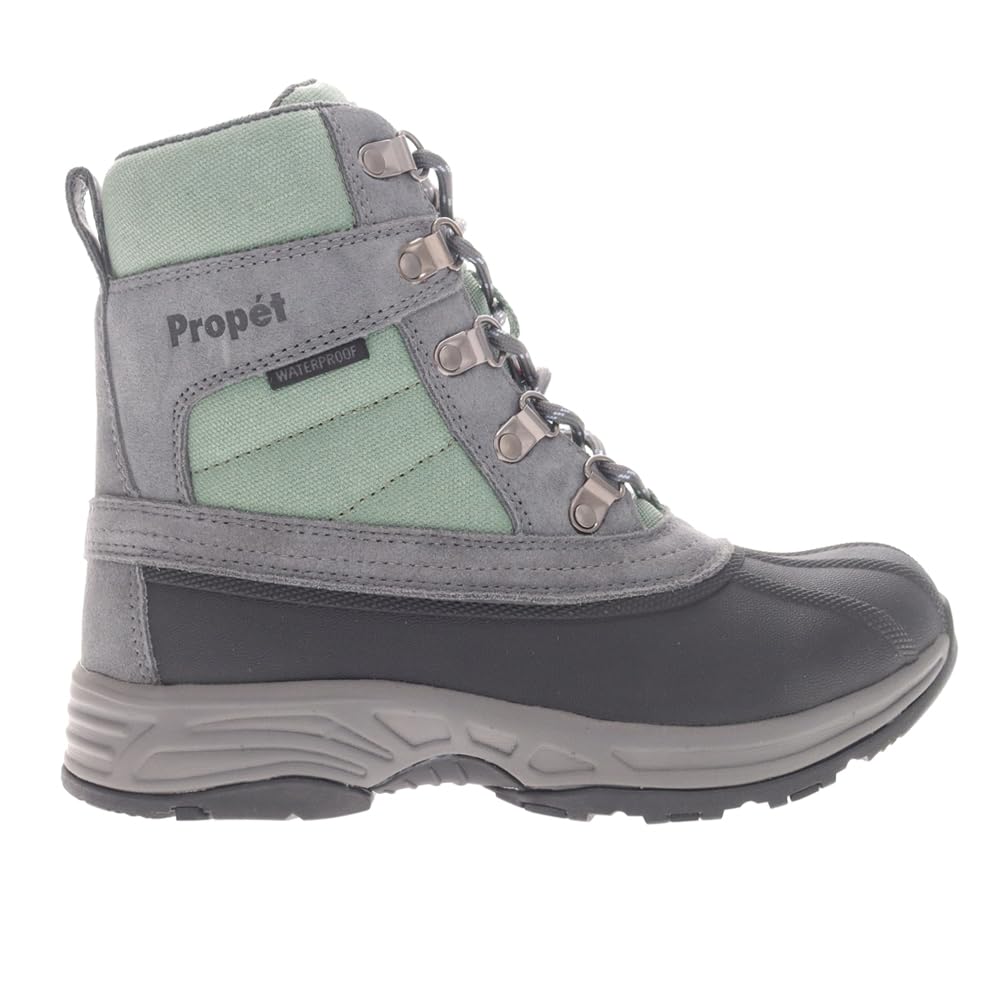 Propét Women’s Cortland Cold Weather Boot, Lily Pad 8 X-Wide US