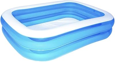 Bestway Rectangular Inflatable Family Pool 201x150x51 cm Blue 54005-