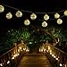 Solar String Light Outdoor, Goodia 30 LED Gold Moroccan Waterproof Warm White String Lights for Curtain,Bedroom,Patio,Lawn,Landscape,Fairy Garden,Home,Wedding,Holiday,Christmas Tree,New Year,Party
