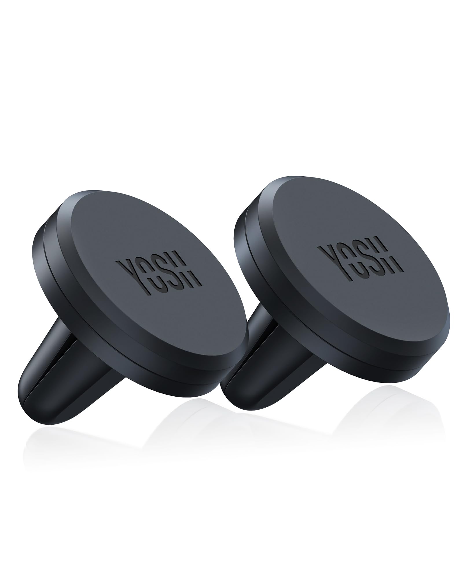 YOSH Magnetic Phone Holder for Car, Super Strong Car Phone Holder Magnetic, Upgraded Car Phone Holder Air Vent, Mobile Cradle Magnet for iPhone 17 16 15 14 13 12 11 Pro Samsung S26 S25 Pixel, 2-Pack