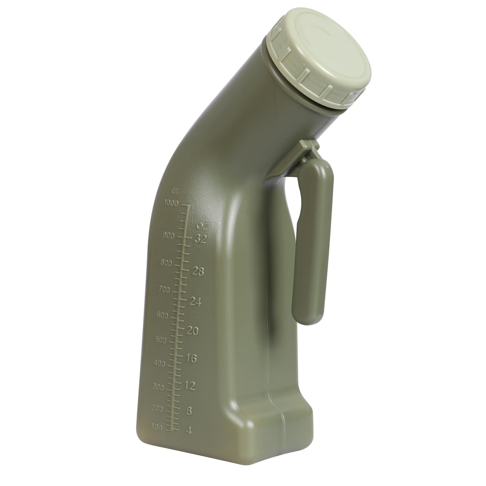 Male Urinals Leakproof Portable Urinal Toilet Travel Urine Bottle with Screw Top Lid Plastic Pee Pot Bed Pan for Car Camping Outdoor 1L