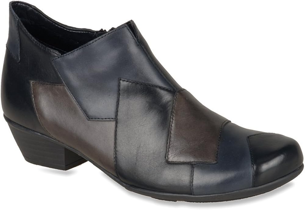 Amazon.com | Rieker Women's Black/Lake/Graphit Remonte D7386 Milla 36 M EU / 5.5-6 B(M) US | Shoes