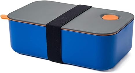 Amazon お弁当箱シンプルでヘルシーなプラスチック製の単層弁当箱電子レンジはお弁当箱と分離可能 Color Blue 弁当箱 オンライン通販