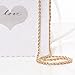 Lifetime Jewelry 2MM Rope Chain, 24K Gold with Inlaid Bronze 16 -...