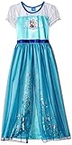 Disney Little Girls' Frozen Queen Elsa Fanstasy Nightgown, Aqua 6