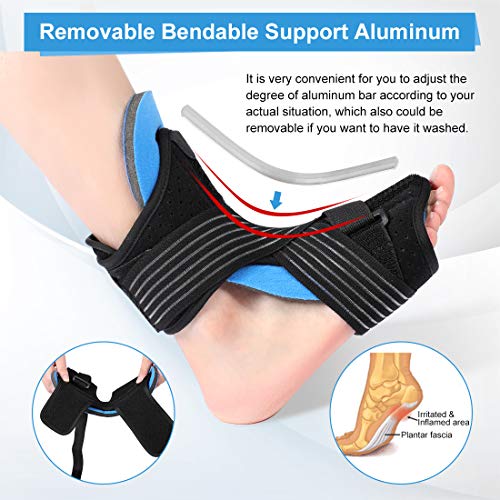 DOACT-Plantar-Fasciitis-Night-Brace-Plantar-Fasciitis-Support-Splint-Orthotic-Foot-Brace-Day-for-Men-and-Women-with-Foam-Pad-and-Tension-Straps-for-Pain-Relief-with-Arch-Support
