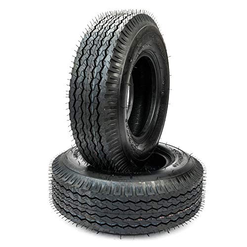 Motorhot 4.00/4.80-8 Trailer Tire Load Range C 4 PR Bias Boat Tires 480-8 4.00-8 Pack of 2