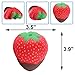 Anboor 3.9 Inches Squishies Strawberry Chocolate Cream Jumbo Slow Rising Kawaii Scented Soft Fruit Squishies Toys Color