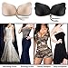 Uniqhia Strapless Bra 2 Pack Self Adhesive Silicone Invisible Push-up Bra for Women