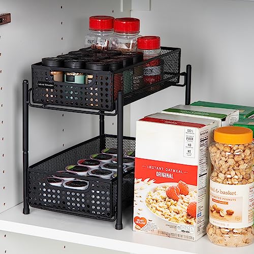 Mind Reader Mesh Storage Baskets Organizer, Home, Office