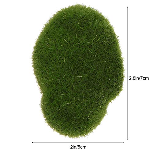 Cabilock 20 Stücke Künstliche Moossteine Mooskugel Moosbälle Terrarium Pflanzen Aquarium Steine Für Blumentopf Miniatur… – Bild 8