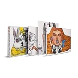 Alice au pays des merveilles et de l'autre coté du miroir - Illustrés par Pat Andrea - edition bilin (Diane de Selliers) (French Edition) by