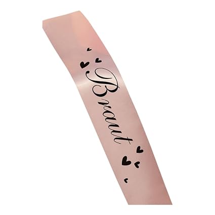 Oblique Unique Schärpe Braut Security Hochzeit Geburtstag 18 – wählbar