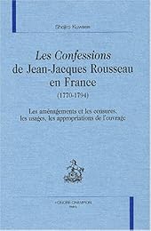 "Les  confessions" de Jean-Jacques Rousseau en France