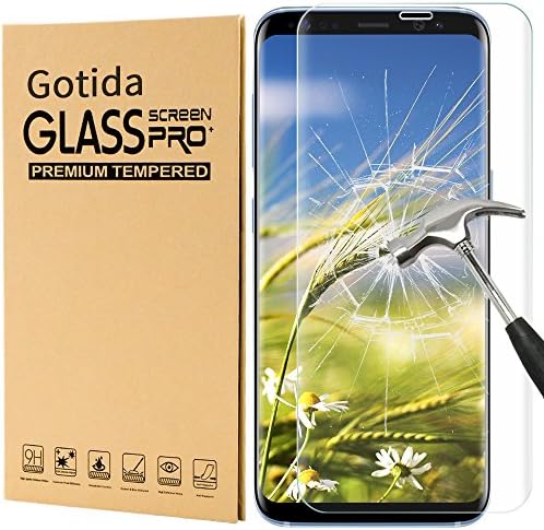 Galaxy S8 Plus Screen Protector,Galaxy S8 Plus Tempered Glass Screen Protector,Gotida Samsung S8 Plus Full Coverage Premium Tempered Glass for Galaxy S8 Plus