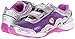 Stride Rite Baby Girl's Disney« Wish Lights Anna & Elsa H&L (Toddler) Magenta/Silver Sneaker 7.5 Toddler M