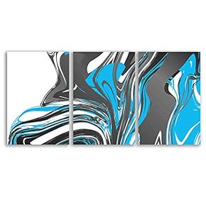 Wall26-Canvas Wall Art-Lines-Giclee Painting Wall Bedroom Living House Decoration Home Art - 16"x24" x 3 Panels