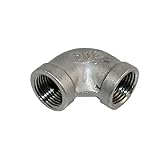 3/8" NPT Female Stainless Steel 304 90 Degree Elbow
