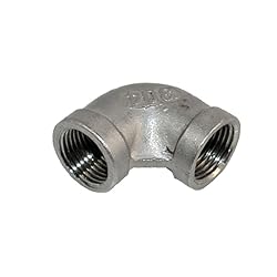 3/8" NPT Female Stainless Steel 304 90 Degree Elbow