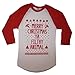 Better Than Real Life Tees Merry Christmas Ya Filthy Animal Raglan Shirt