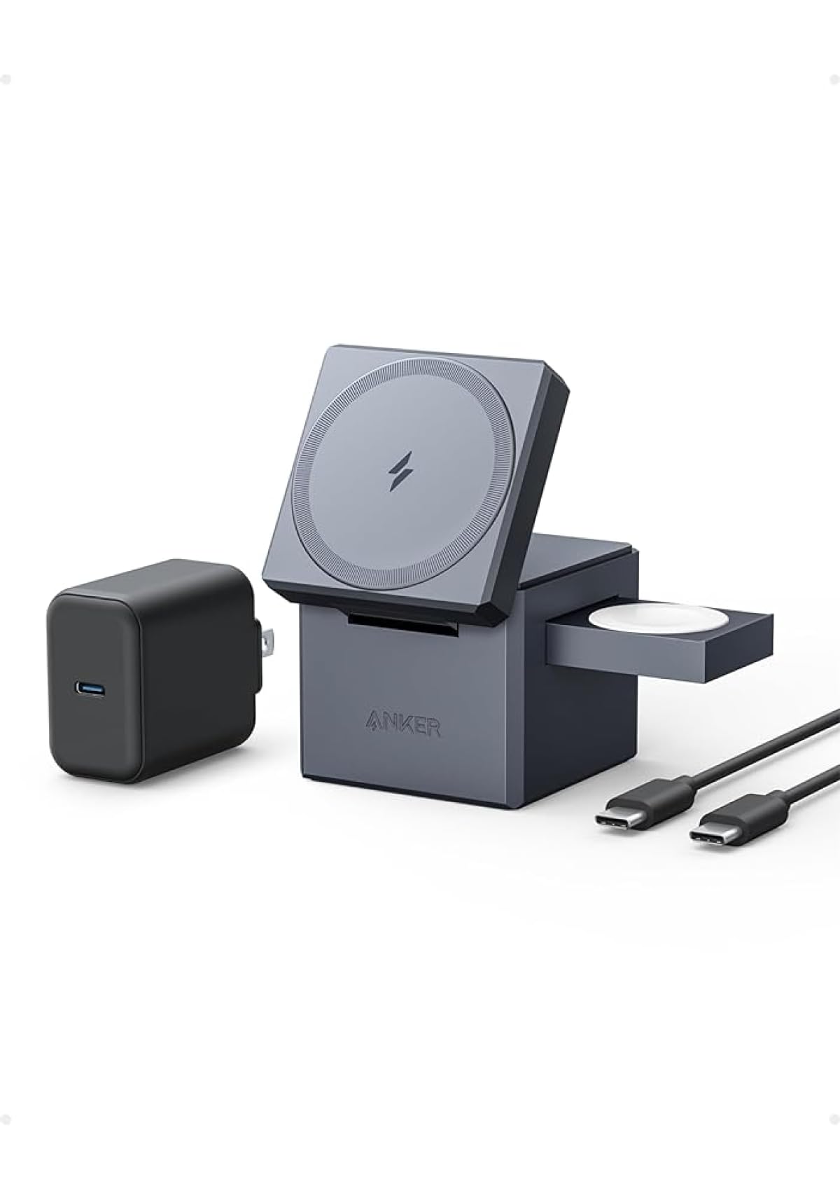 Mua Anker MagSafe Charger Stand,Anker 3in1 Cube with MagSafe, 15W Max