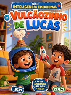 Livro O VulcãoZinho de Lucas: Entenda suas emoções, cuide do seu coração (Inteligência Emocional)