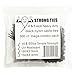 Zip ties by Strong Ties 150 4 inch 18lbs Tensile Strength and 150 6 inch 50lbs tensile strength. 300 Pack Mega Bundle of Cable Wire Ties for Indoor and Outdoor Use. UV Resistant!