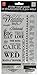 me & my BIG ideas Glitter Sticker Flip Value Pack, Black and White Wedding (GVP-26)