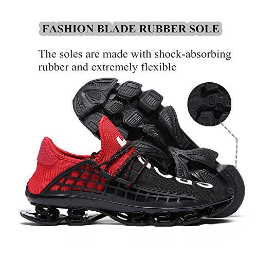 XIDISO Mens Running Shoes Womens Slip On Blade Mesh Fashion Men?s