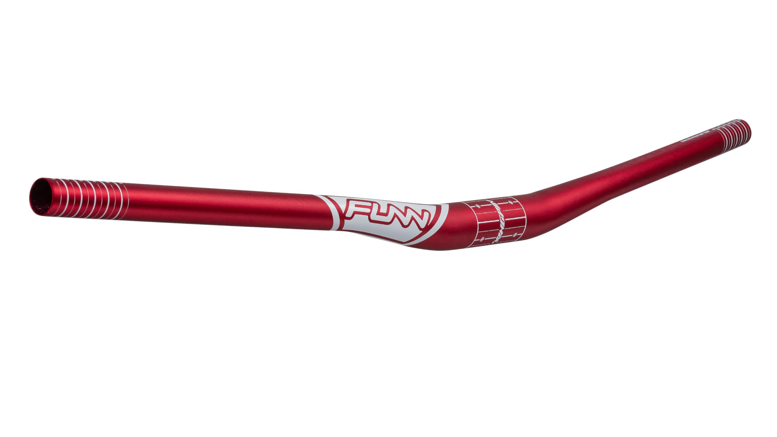 Funn Kingpin Mountain Bike Handlebar with Bar Clamp 31.8mm and Width 785mm, Tough and Lightweight Alloy Riser Handlebar for MTB, BMX and Road Bike, Rise 15mm MTB Handlebar (Red) โ image 1