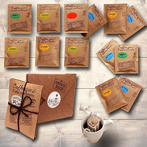 Life is You! BagBox ❤ 13 Coffee Bags (für Becher) aus 5 Fincas der Welt | frisch handgerösteter Filterkaffee zum… – Bild 3