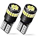 AUXITO 194 LED Bulbs 168 175 2825 W5W T10 24-SMD 3014 Chipsets 6000K White for Car Dome Map Door Courtesy License Plate Lights Pack of 2 primary