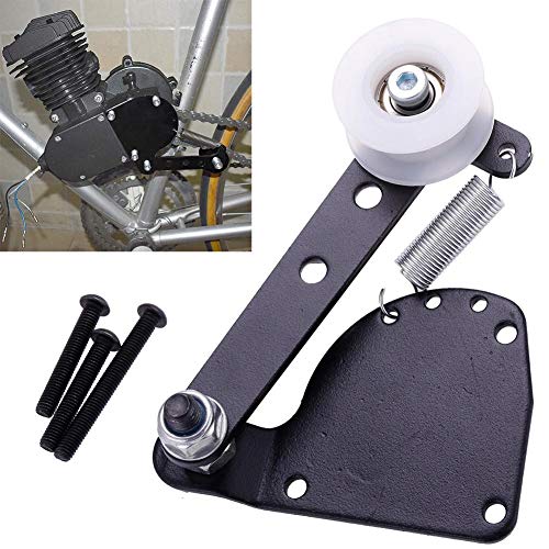 Kinbelle Spring Loaded Chain Tensioner Wheel for 49cc 66cc 80cc 2-Stroke Engine Motor Motorized Bike Black