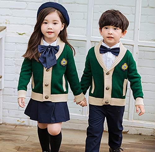 Amazon 卒業式 スーツ 子供用 スーツ グリーン ユニフォーム 4点セット女の子 男の子 90 100 110 1 130 140 150 160 170 入学式 卒業式 小さいサイズ 大きいサイズ ジュニア 卒業式 スーツ 子供服 フォーマルスーツ 男の子セット 150 フォーマル