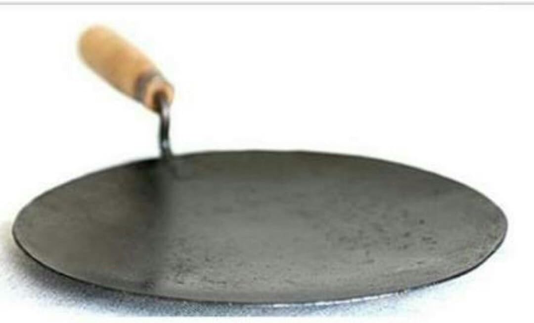 12" Iron Tawa Cookware Indian Traditional Roti Maker Kitchen Tool