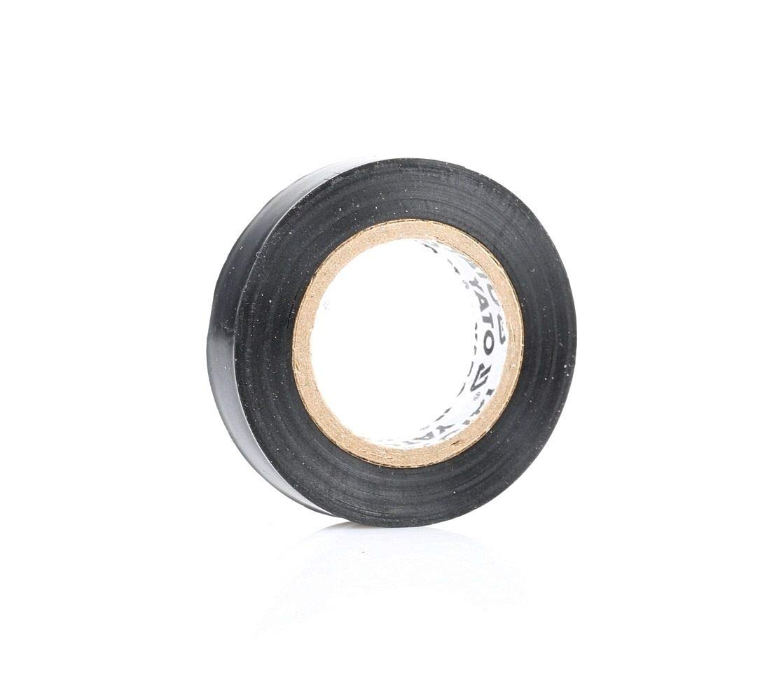 YATO YT-8152 PVC Electrical Insulation Tape 0.13 mm 12 mm x 10 m Black