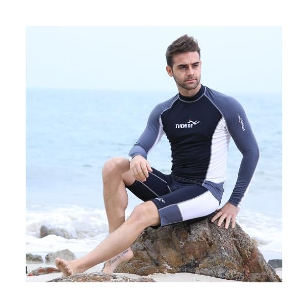 THENICE-Mens-Split-Jellyfish-Clothing-Uv-Sunscreen-Snorkeling-Surfing-Suit