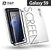 Galaxy S9 Screen Protector 3D Curved Tempered Glass, D&P s9 HD Glass Screen Protector Case Friendly Front and Back Clear Full Adhesive Shield Glass Edge Screen Protector with Installation Tray