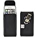 Turtleback Belt Case Compatible with Apple iPhone 6 Plus, iPhone 6S Plus w/OB Defender or Bulky Cases, Black Vertical Holster Leather Pouch with Heavy Duty Rotating Ratcheting Belt Clip