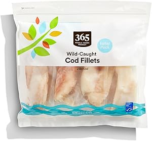 365 By Whole Foods Market, Wild Caught Cod Fillet, Msc Certified, 32 Ounce