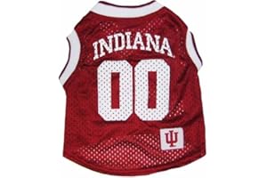 Pets First NCAA Basketball Pet Jersey Indiana Hoosiers Dog Jersey, XX-Large