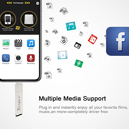 image for MFi Certified USB Flash Drives for iPhone 32GB Pen-Drive Memory Storag